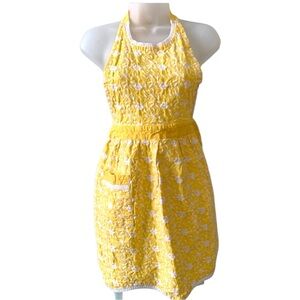 Sur la Table Vintage Inspired Embroidered Cotton Apron